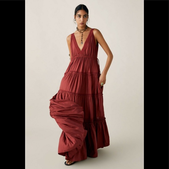 ZARA Limited Edition Boho Full Maxi Dress ZARA Limited Edition Boho Full Maxi Dress